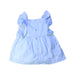 A Blue Sleeveless Dresses from Chloe in size 6-12M for girl. (Back View)