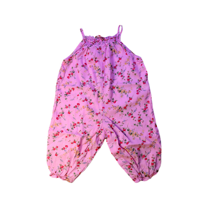 A Pink Sleeveless Rompers from Bonpoint in size 6-12M for girl. (Front View)
