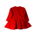 A Red Long Sleeve Dresses from Mayoral in size 12-18M for girl. (Back View)