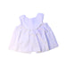 A White Sleeveless Dresses from Jacadi in size 3-6M for girl. (Front View)