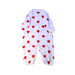 A White Long Sleeve Rompers from Petit Bateau in size 3-6M for girl. (Back View)