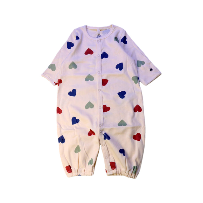 A Multicolour Onesies from Petit Bateau in size 0-3M for girl. (Front View)