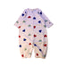 A Multicolour Onesies from Petit Bateau in size 0-3M for girl. (Front View)