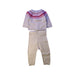 A Grey Pants Sets from Petit Bateau in size 6-12M for girl. (Front View)