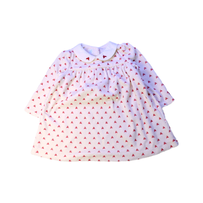 A White Long Sleeve Dresses from Ralph Lauren in size 12-18M for girl. (Front View)