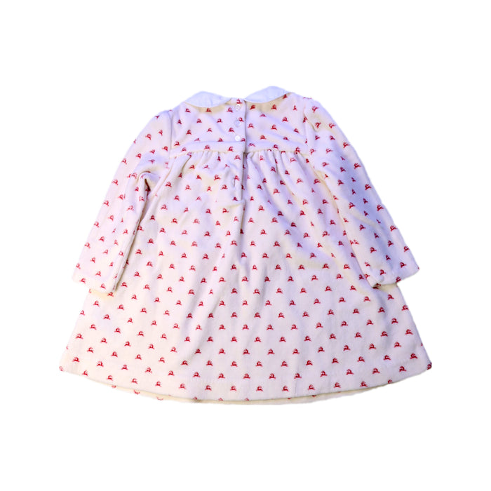 A White Long Sleeve Dresses from Ralph Lauren in size 12-18M for girl. (Back View)