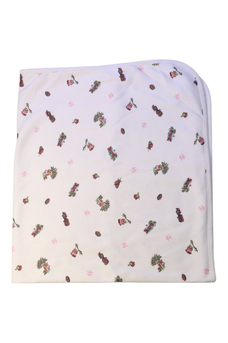 A White Blankets from Ralph Lauren in size O/S for neutral. (Front View)