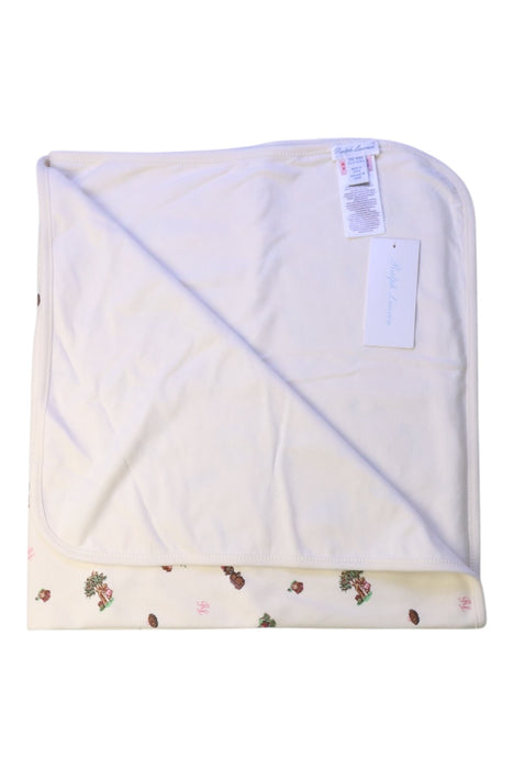 A White Blankets from Ralph Lauren in size O/S for neutral. (Back View)