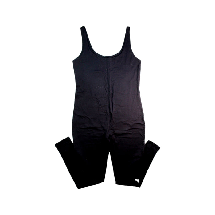 A Black Sleeveless Jumpsuits from Bumpsuit in size Maternity-L for maternity. (Front View)