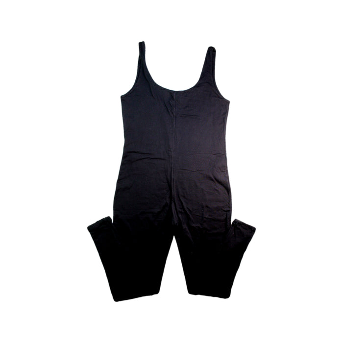 A Black Sleeveless Jumpsuits from Bumpsuit in size Maternity-L for maternity. (Back View)