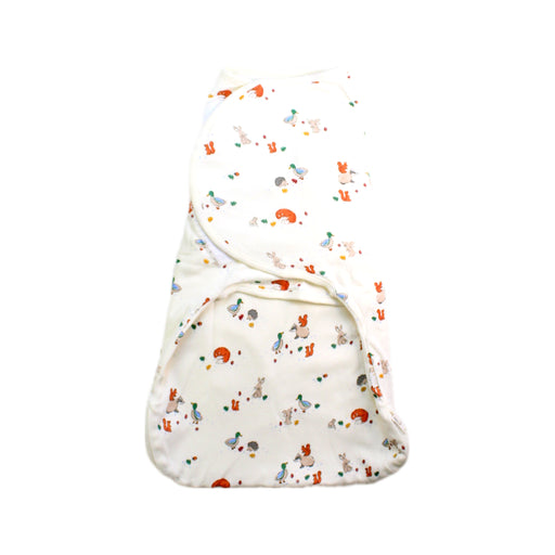 A White Swaddles from Jojo Maman Bébé in size Newborn for neutral. (Front View)