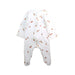A White Onesies from Mamas & Papas in size 3-6M for girl. (Front View)