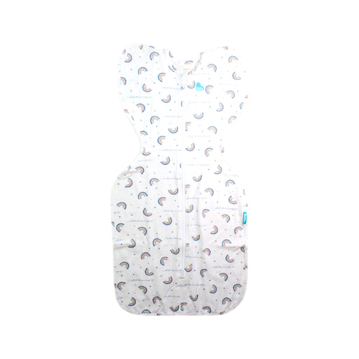 A White Swaddles from Love To Dream in size 3-6M for neutral. (Front View)