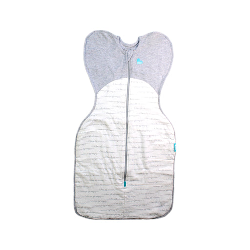 A Grey Swaddles from Love To Dream in size 3-6M for neutral. (Front View)