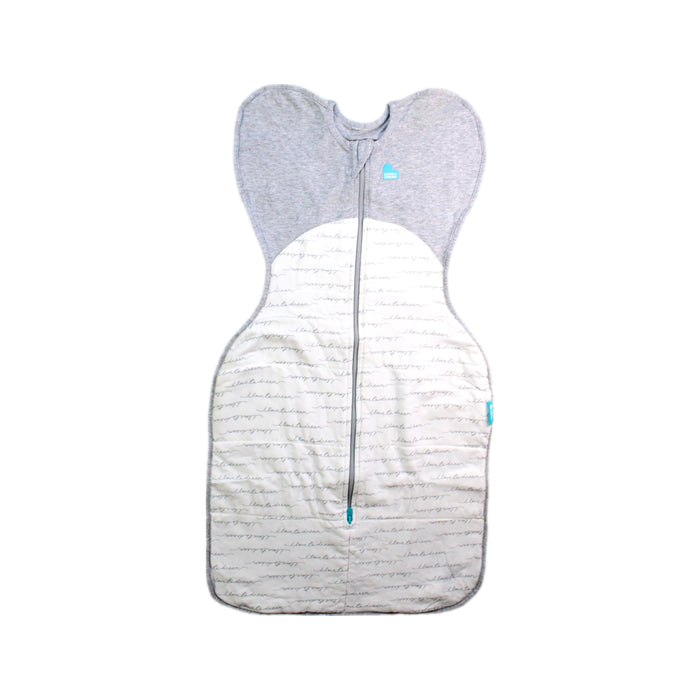 A Grey Swaddles from Love To Dream in size 3-6M for neutral. (Front View)
