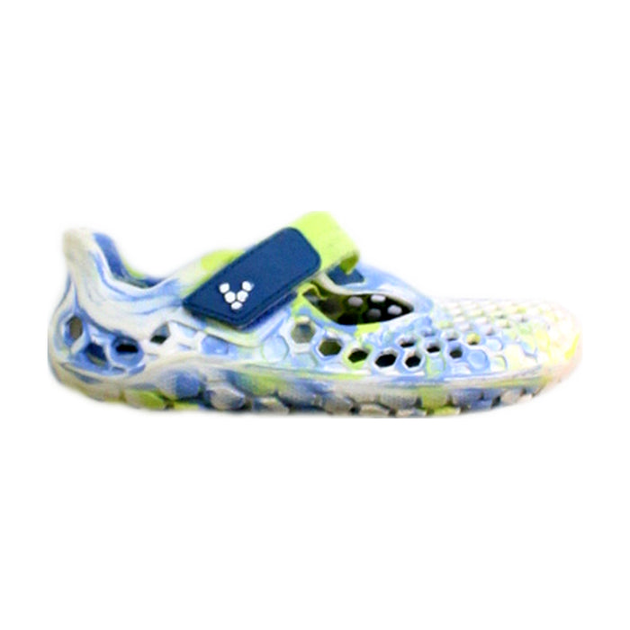 A Multicolour Slip Ons from Vivobarefoot in size 4T for boy. (Front View)