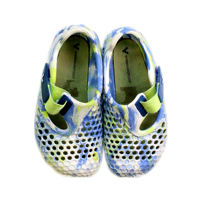A Multicolour Slip Ons from Vivobarefoot in size 4T for boy. (Back View)