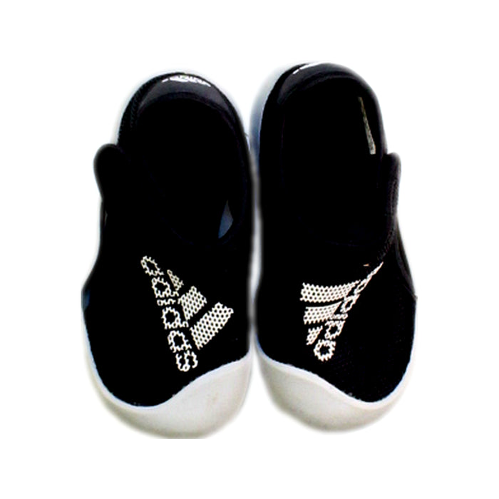 A Black Sneakers from Adidas in size 3T for boy. (Back View)