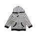 A White Hooded Sweatshirts from Petit Bateau in size 12-18M for boy. (Front View)