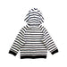 A White Hooded Sweatshirts from Petit Bateau in size 12-18M for boy. (Back View)