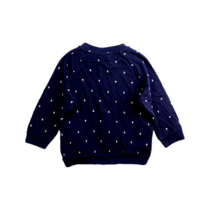 A Navy Lightweight Jackets from Petit Bateau in size 12-18M for boy. (Back View)