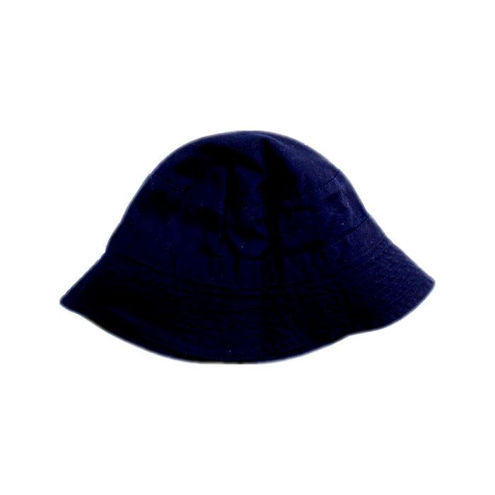 A Navy Sun Hats from Petit Bateau in size 12-18M for neutral. (Back View)