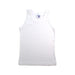 A White Sleeveless Tops from Petit Bateau in size 8Y for boy. (Front View)