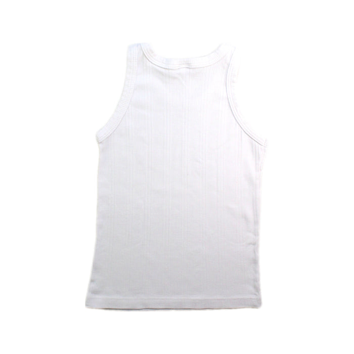 A White Sleeveless Tops from Petit Bateau in size 8Y for boy. (Back View)