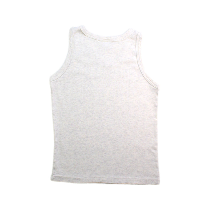 A White Sleeveless T Shirts from Petit Bateau in size 8Y for boy. (Back View)