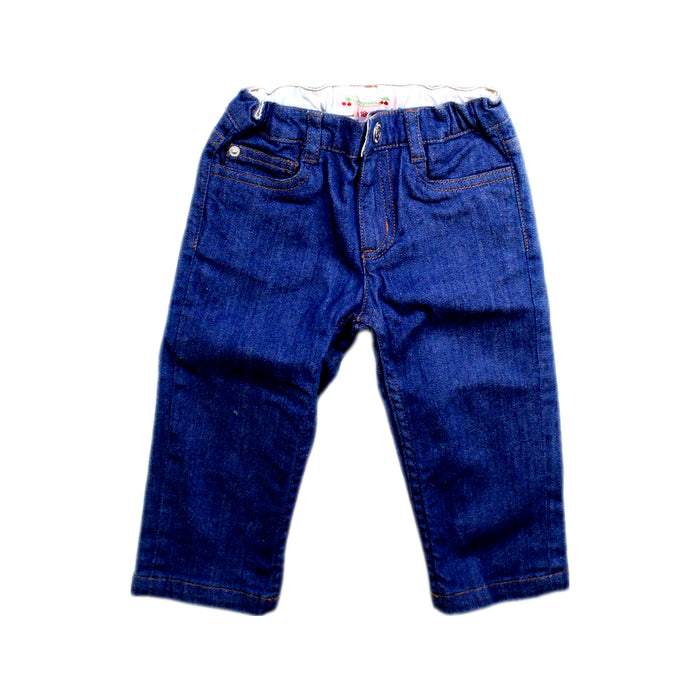 A Blue Jeans from Bonpoint in size 12-18M for girl. (Front View)