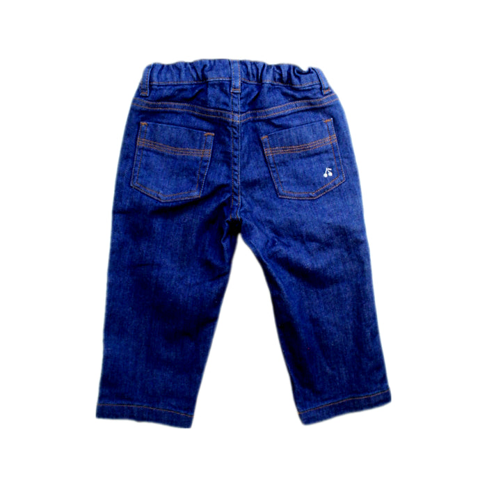 A Blue Jeans from Bonpoint in size 12-18M for girl. (Back View)