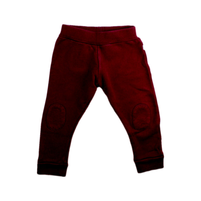 A Burgundy Sweatpants from Petit Bateau in size 18-24M for boy. (Front View)