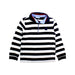 A Black Long Sleeve Polos from Jacadi in size 8Y for boy. (Front View)