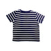A Navy Short Sleeve T Shirts from Petit Bateau in size 3T for boy. (Back View)