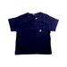 A Navy Short Sleeve T Shirts from Petit Bateau in size 6-12M for boy. (Front View)