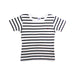 A Black Short Sleeve T Shirts from Petit Bateau in size 4T for boy. (Front View)