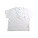 A White Short Sleeve T Shirts from Petit Bateau in size 6-12M for boy. (Front View)