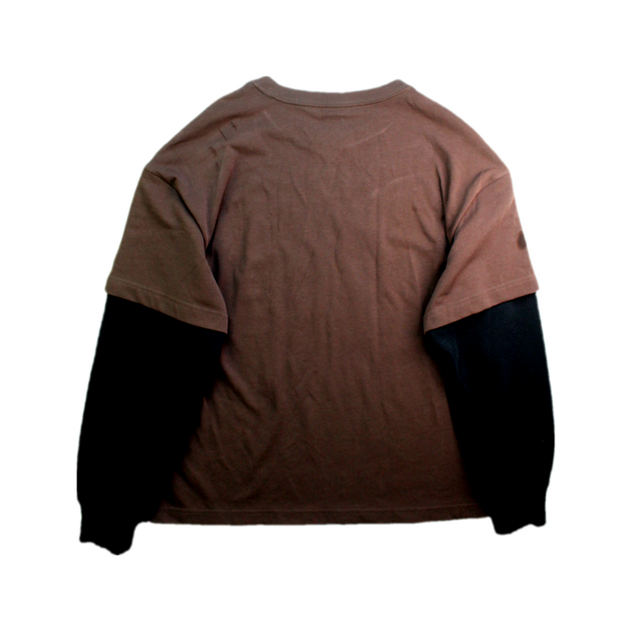 A Brown Sweatshirts from Air Jordan in size 14Y for boy. (Back View)