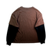 A Brown Sweatshirts from Air Jordan in size 14Y for boy. (Back View)