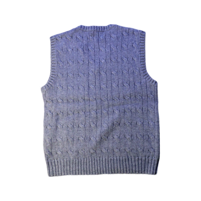 A Grey Sweater Vests from Polo Ralph Lauren in size 4T for boy. (Back View)