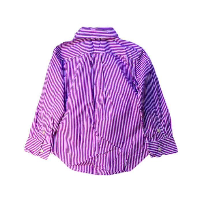 A Pink Long Sleeve Shirts from Ralph Lauren in size 2T for girl. (Back View)