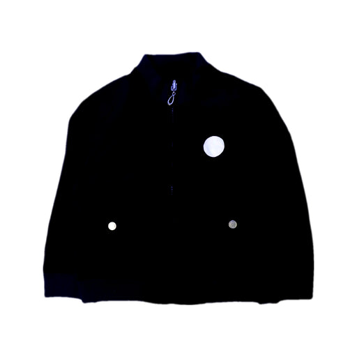 A Black Lightweight Jackets from Armani in size 2T for boy. (Front View)