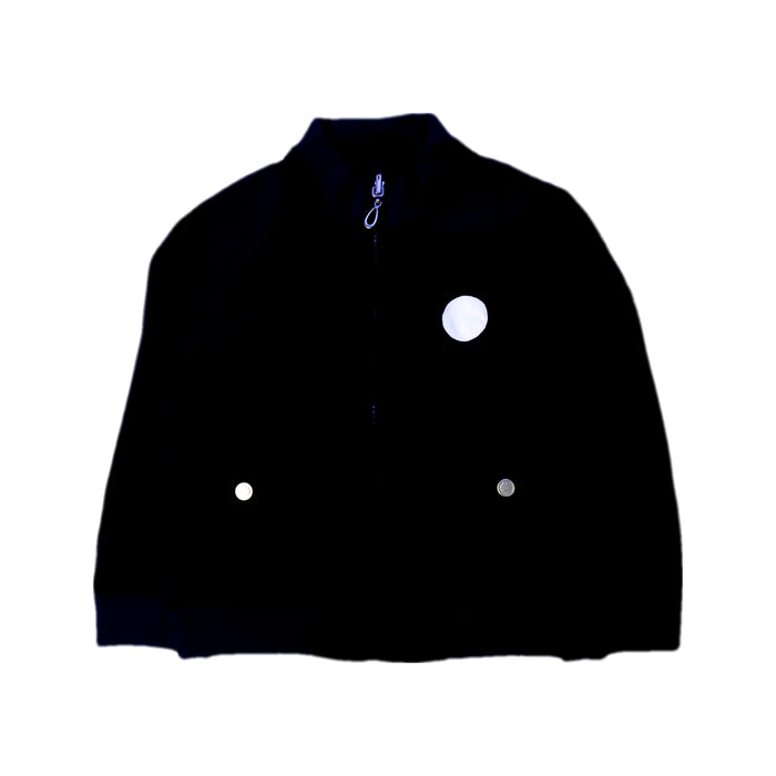 A Black Lightweight Jackets from Armani in size 2T for boy. (Front View)