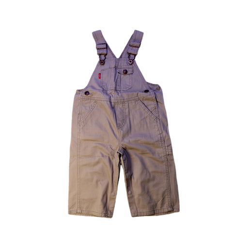 A Beige Long Overalls from Levi's in size 6-12M for boy. (Front View)