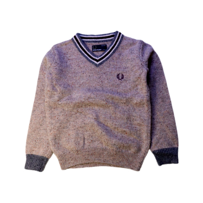 A Beige Knit Sweaters from Fred Perry in size 2T for boy. (Front View)