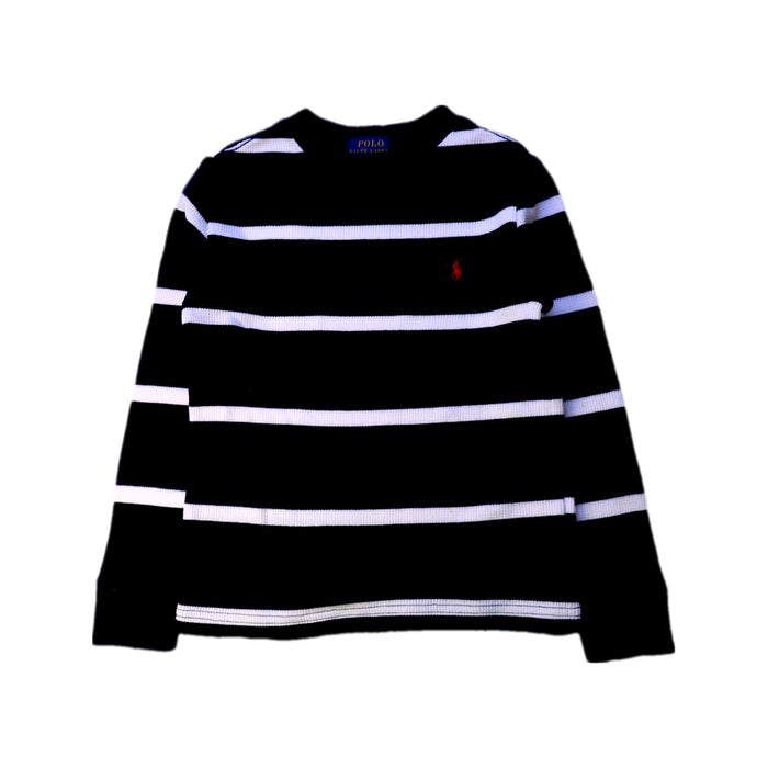 A Black Long Sleeve T Shirts from Polo Ralph Lauren in size 5T for boy. (Front View)