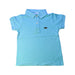 A Blue Short Sleeve Polos from Lacoste in size 2T for boy. (Front View)