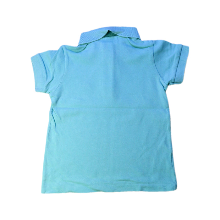 A Blue Short Sleeve Polos from Lacoste in size 2T for boy. (Back View)