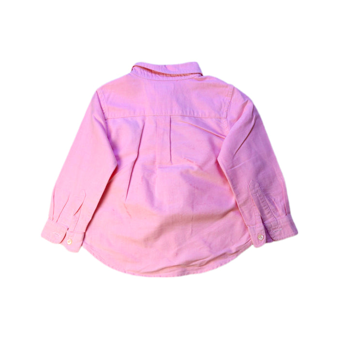 A Pink Long Sleeve Shirts from Ralph Lauren in size 2T for boy. (Back View)