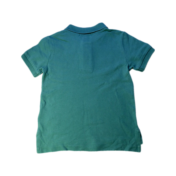 A Green Short Sleeve Polos from Polo Ralph Lauren in size 2T for boy. (Back View)